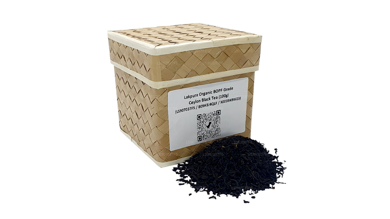 Lakpura Organic BOPF Grade Ceylon Black Tea (100g)