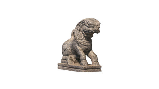 NHRC The Stone Sculpture Of Lion - Yapahuwa