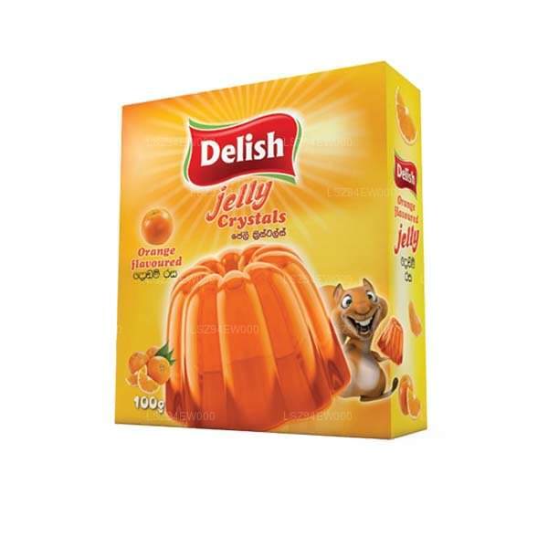 Delish Brand Jelly Crystal Orange Flavour